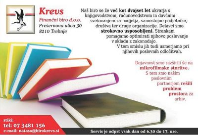 KREVS – FINANČNI BIRO d.o.o. Trebnje