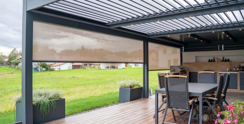 Bioklimatske lamelne pergole, nadstreški, MISTERAL D.O.O., Krško