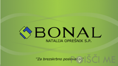 Računovodstvo in knjigovodstvo, BONAL RAČUNOVODSKE STORITVE, NATALIJA OPREŠNIK S.P.-Kamnica-POISCI ME