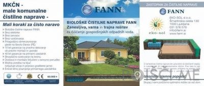 Biološka čistilna naprava FANN, EKO-SOL d.o.o.- Ljubljana-POISCI ME