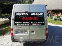 PREVOZI OSEB IN ODDAJA KOMBIJA V NAJEM ROBERT MLAKAR S.P. Brezje