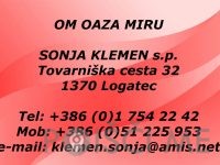 Masaža, Logatec OM OAZA MIRU SONJA KLEMEN s.p. Logatec